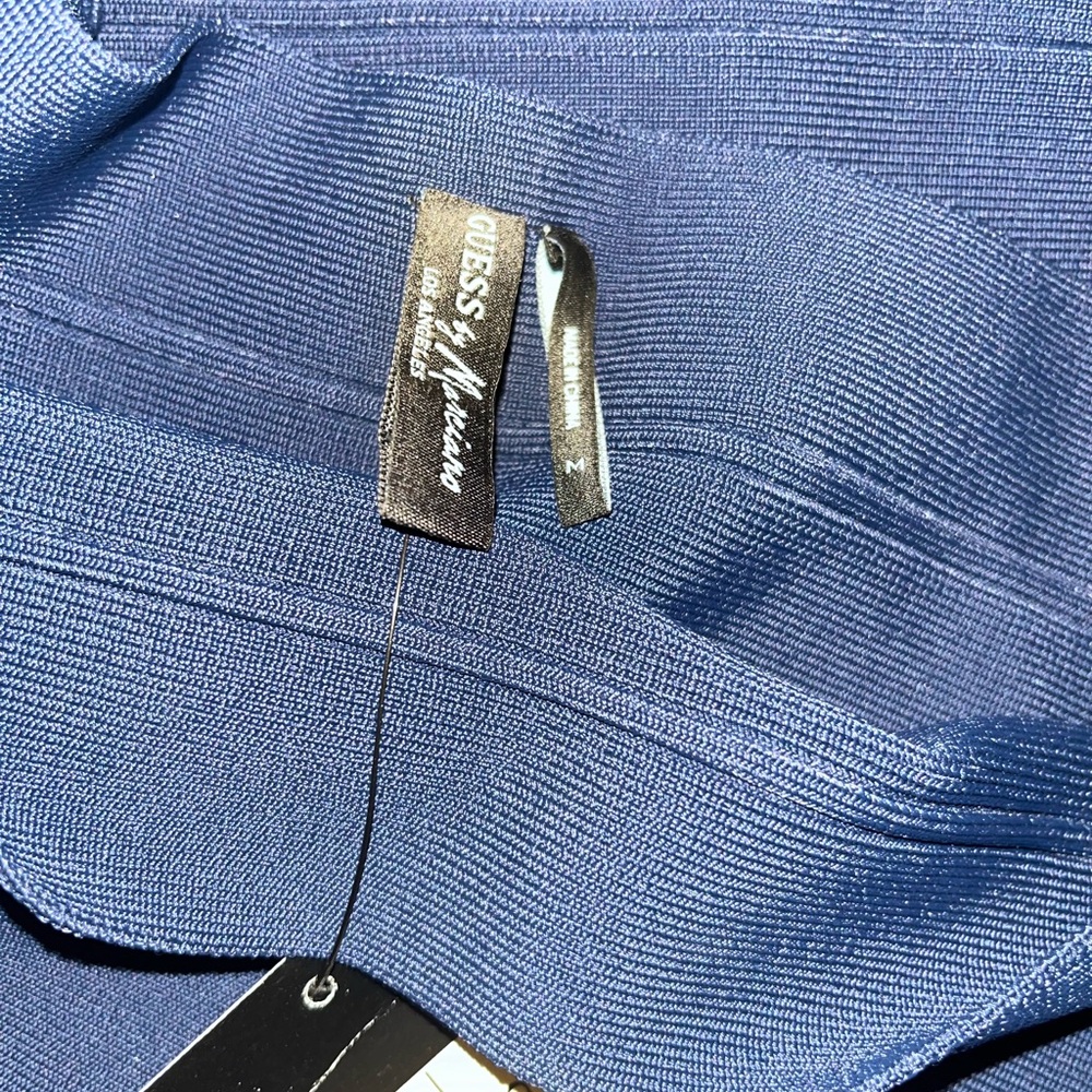 NWT | Guess by Marciano Navy One Shoulder Bandage Dress!! - Picture 6 of 7